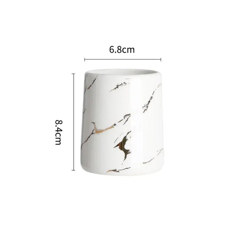 tasse en céramique pour couple porte-brosse à dents et rangement