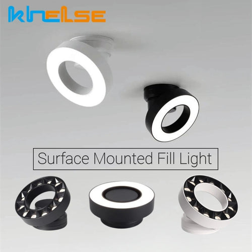 Plafonnier spot anneau led anti-éblouissement monté sur surface pliable