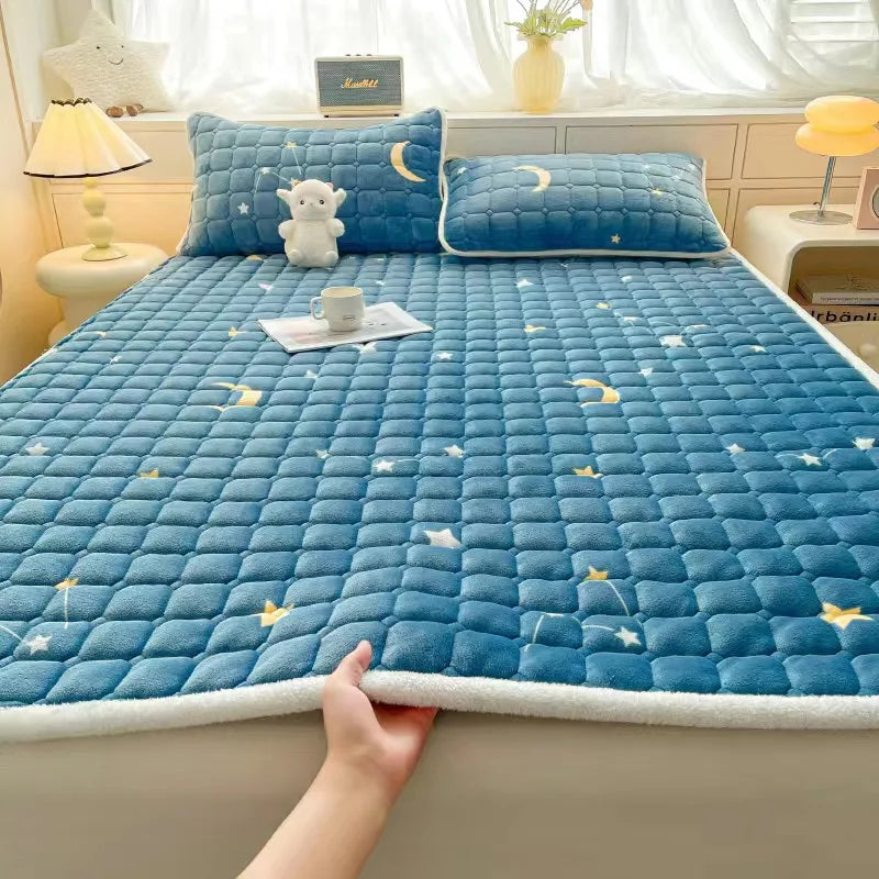 surmatelas en velours chaud pour un confort hivernal