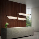 Minimalist designer pendant light for modern restaurant or bar