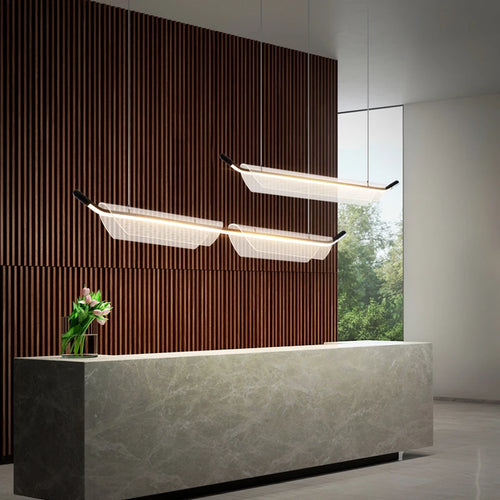 Minimalist designer pendant light for modern restaurant or bar - vue 3 sur 18