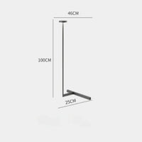 lampadaire à led design créatif pour décoration moderne