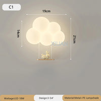 veilleuse pour enfants singe dessin animé protection des yeux