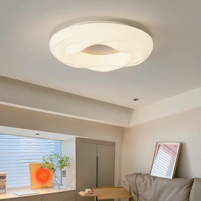 lustres style crème à spectre complet lampes créatives protection des yeux - vue 5 sur 12