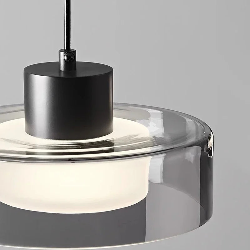 lustre led décoratif suspension éclairage intérieur moderne - vue 5 sur 10