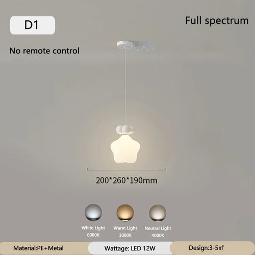 suspension modernes nuage lune étoile pour enfant - vue 10 sur 12