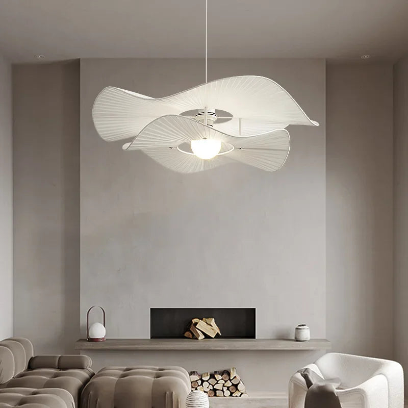 lustre moderne en tissu pour décoration intérieure élégante - vue 4 sur 7