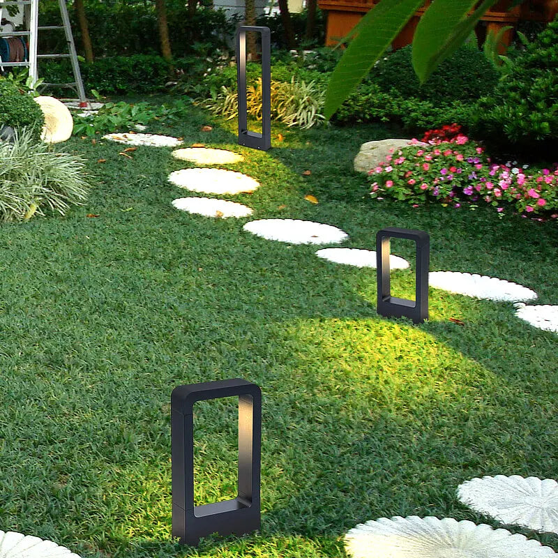 LED10W éclairage pelouse lampe extérieure étanche IP65 en alliage d'aluminium de Style chinois en forme d'arc parc Villa jardin paysage décoration - vue 4 sur 14
