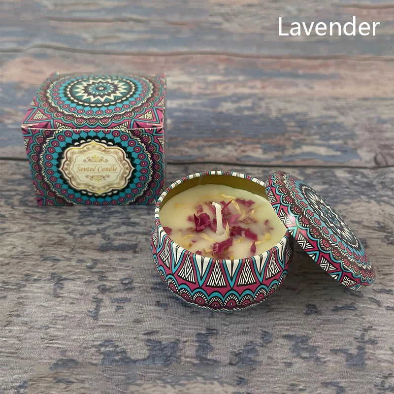 bougies parfumées lavande rose cadeau anniversaire mariage décoration maison - vue 22 sur 22