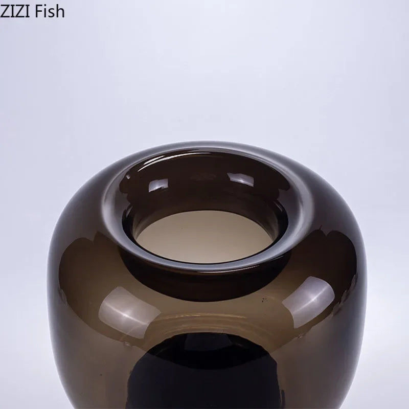 vase en verre pour compositions florales décoration intérieure esthétique - vue 6 sur 8