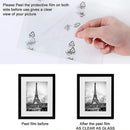 Versatile photo frames in different sizes, suitable for wall or table display, modern design, suitable for home (Black)