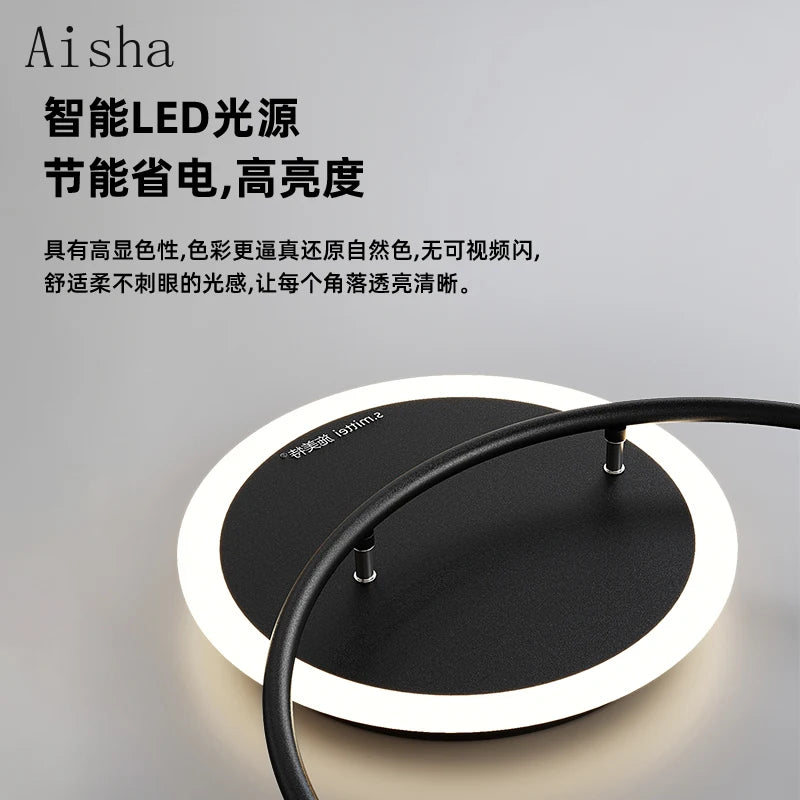 plafonnier led nordique design moderne pour éclairage décoratif - vue 6 sur 7