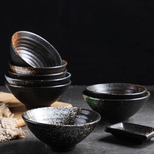 Bol céramique forme corne japonais 45 pouces créatif