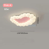 plafonnier nuage moderne pour chambre d'enfant et salon