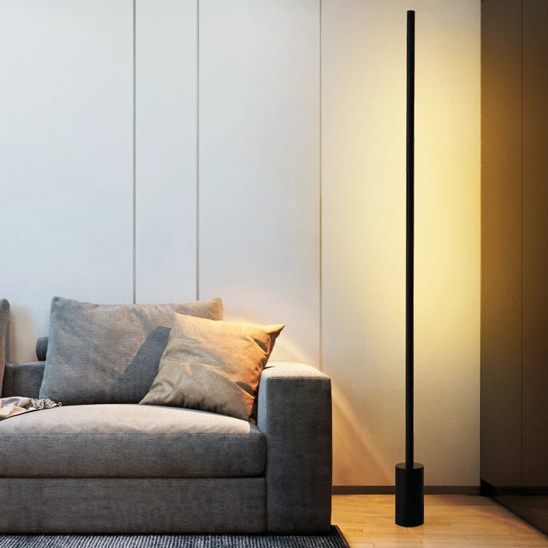 lampadaire led nordique moderne pour décoration intérieure