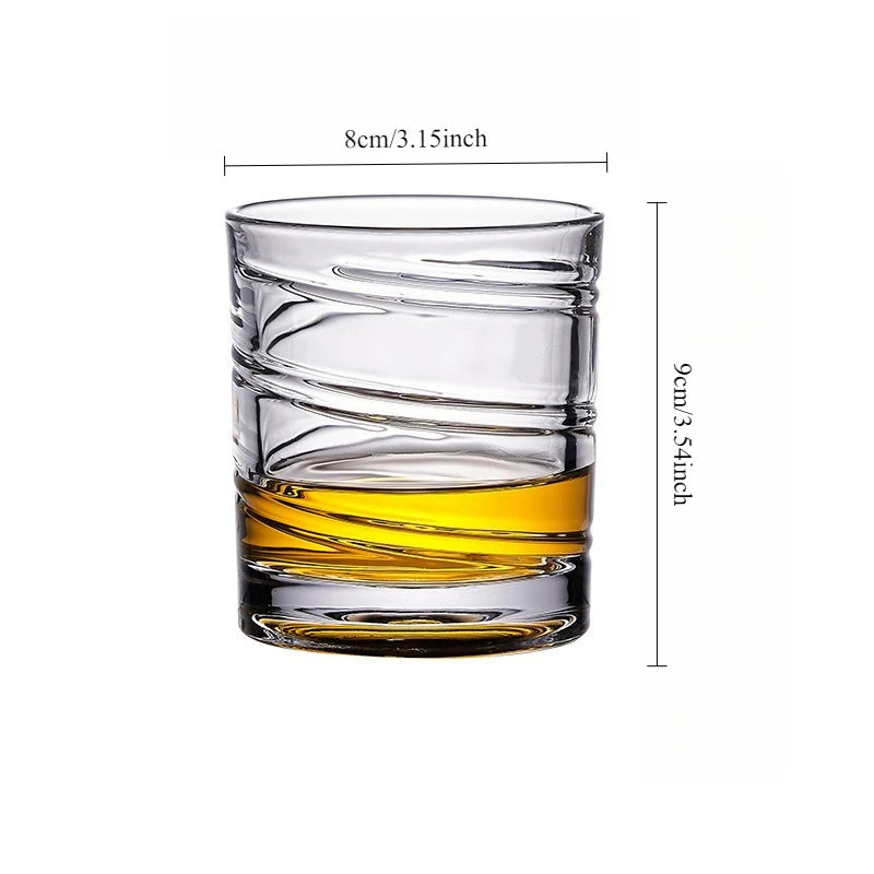 Verres design en verre pour cocktails et café