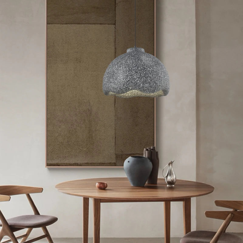 Minimalist Japanese wabi sabi chandelier for Nordic bar and study - vue 3 sur 9