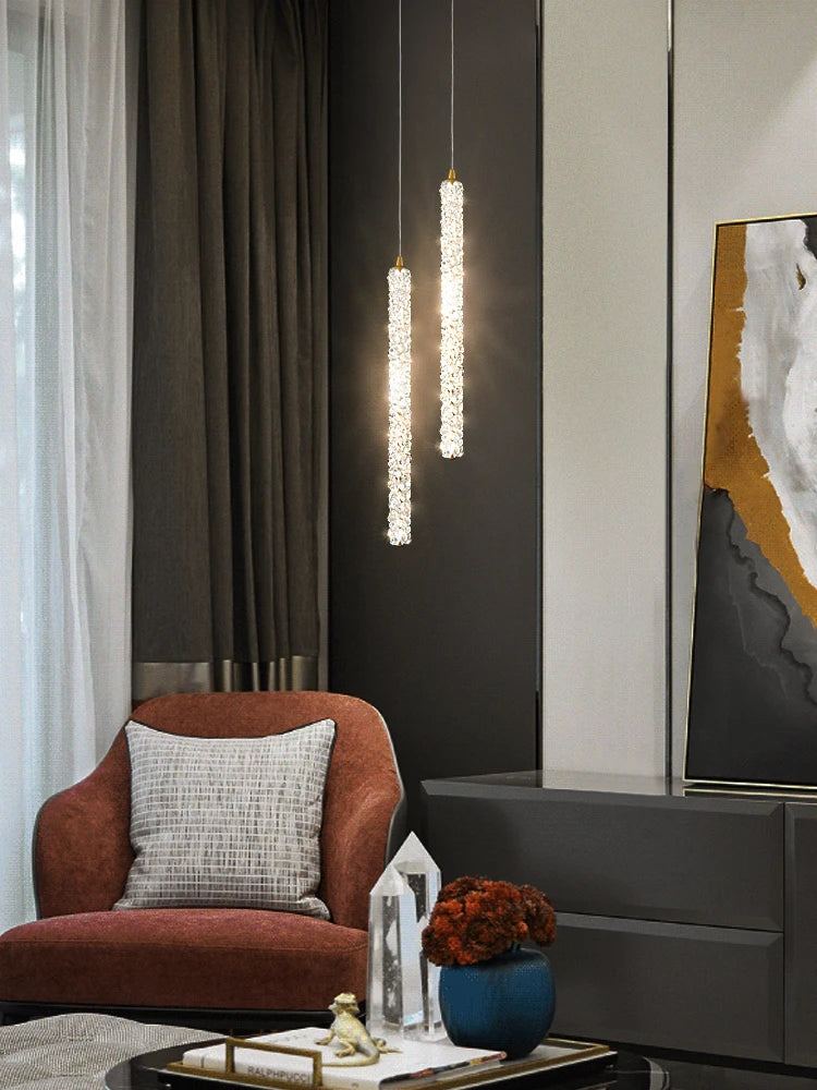 lampe de chevet moderne en cristal pour décoration intérieure - vue 6 sur 12