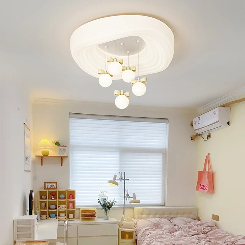 lustre suspendu créatif à bulles led pour enfants maternelle