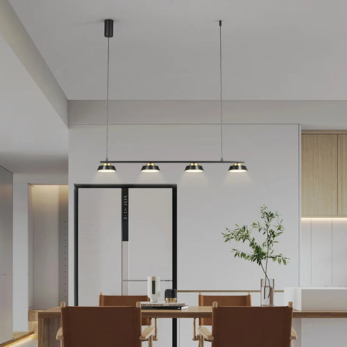 Lustre Led de simplicité moderne pour salon - vue 5 sur 13