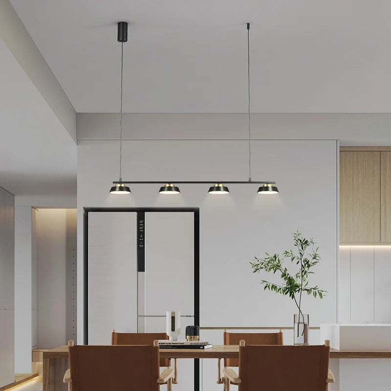 Lustre Led de simplicité moderne pour salon - vue 5 sur 13
