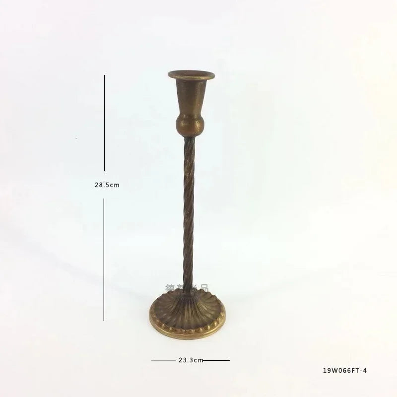lustre en métal romantique pour décorations de mariage et dîner - vue 10 sur 29