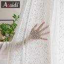 Voilage rideau tulle moderne pour salon chambre fenêtre