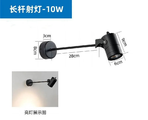Waterproof adjustable LED outdoor wall light for signs - vue 13 sur 14