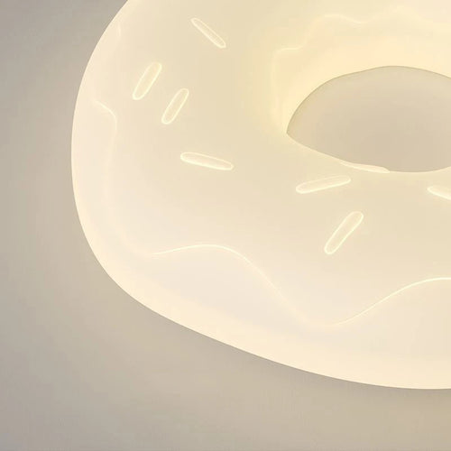 plafonnier créatif en forme de beignet pour décoration intérieure enfant