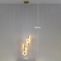 lampe de chevet moderne en forme de fleur créative