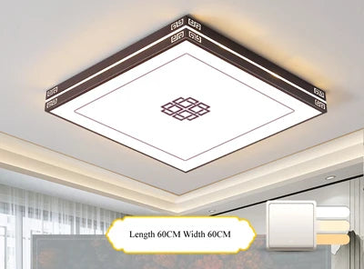 lustre rectangulaire à led pour éclairage intérieur moderne - vue 10 sur 14