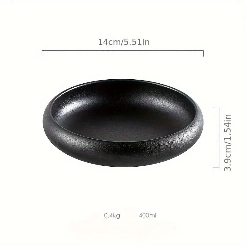 Assiette ceramique emaillee style coreen 15 cm