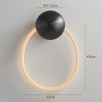 lampe led en silicone minimaliste de luxe flexible artistique