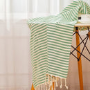 serviette de plage turque coton tissé style classique