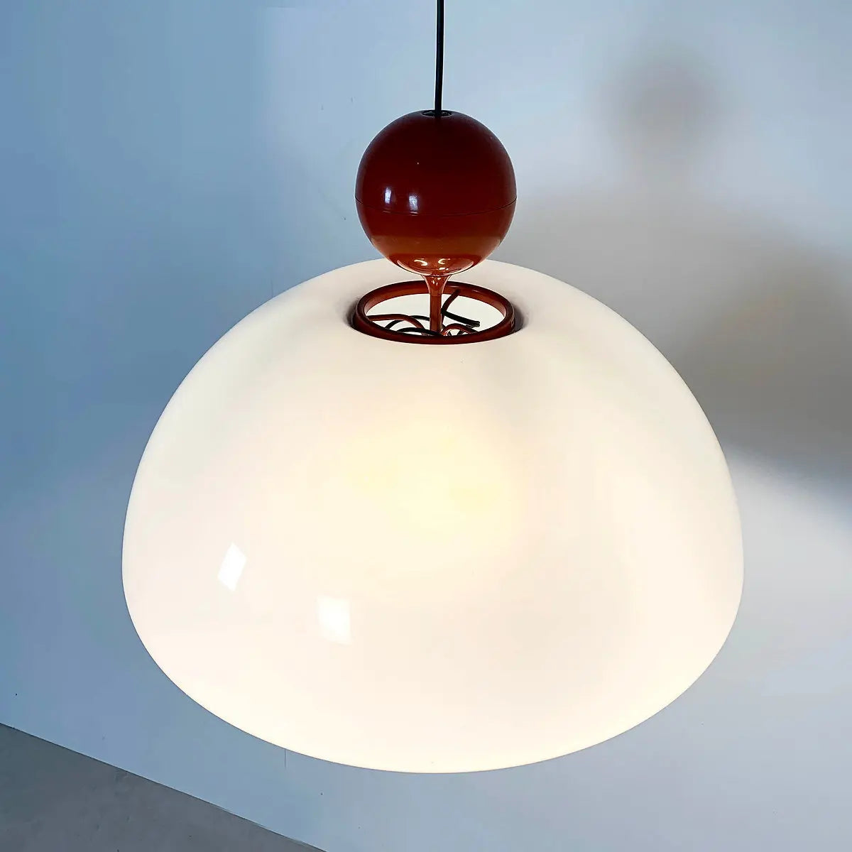 Medieval Retro Pendant Light Ceiling Hanging Lamp Glass Suspension for Living Dining Room Kitchen - vue 5 sur 11