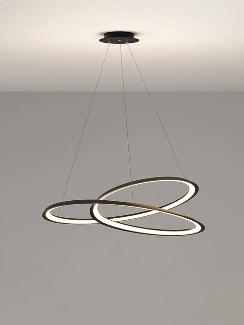 Living Room Chandelier Simple And Creative Ring Lamp Modern Lamp Bar Table Lamp Nordic Light Luxury Hall Ceiling Chandelier