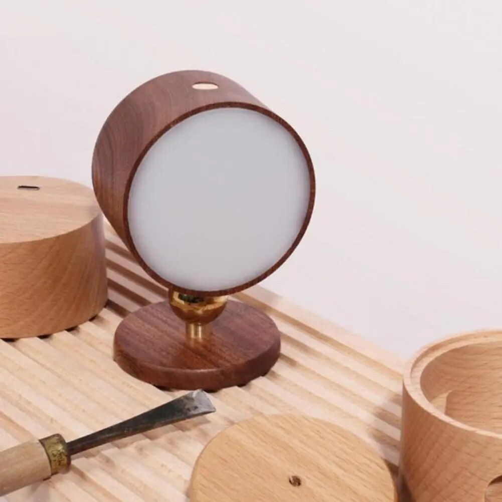 Applique murale dirigeable Led en bois - vue 8 sur 8