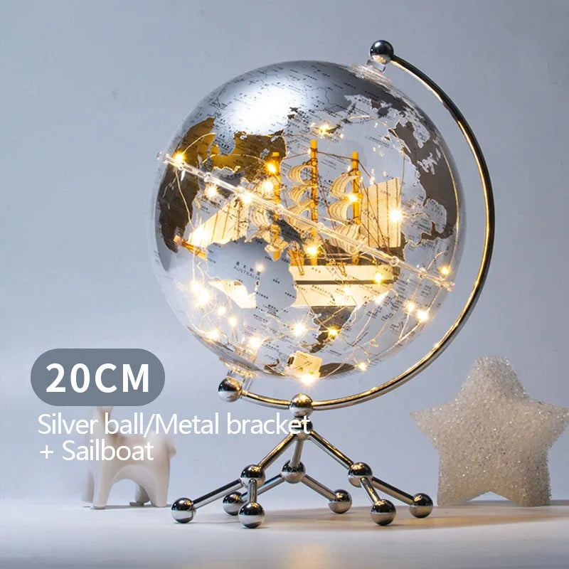 guirlande lumineuse globe étoilé à piles pour décoration - vue 5 sur 11