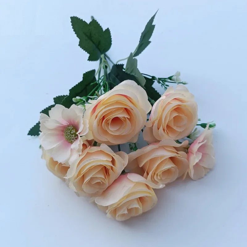 bouquets de roses artificielles pour mariage décoration romantique - vue 7 sur 10