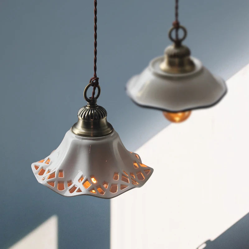 suspension led moderne en céramique pour intérieur maison