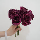 Realistic artificial rose bouquets for versatile decorations