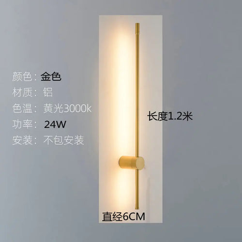 Nordic minimalist wall light modern decorative indoor lighting - vue 11 sur 20
