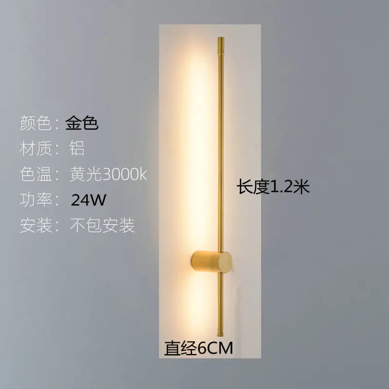 Nordic minimalist wall light modern decorative indoor lighting - vue 10 sur 20