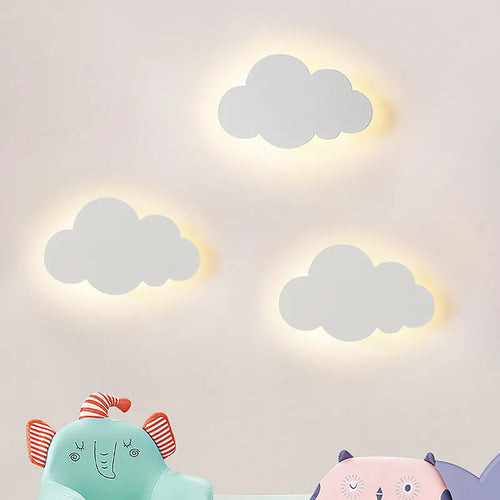 Applique murale en forme de nuage pour chambre de bébé