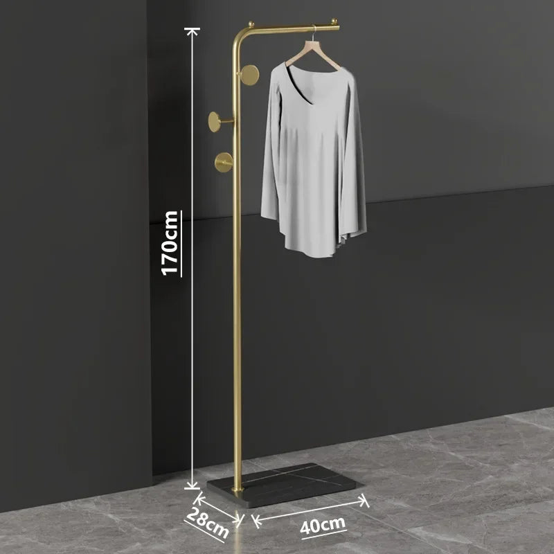 porte-vêtements nordique léger et moderne pour rangement élégant