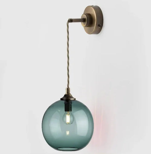 Decorative glass wall light nordic minimalist style - vue 14 sur 13