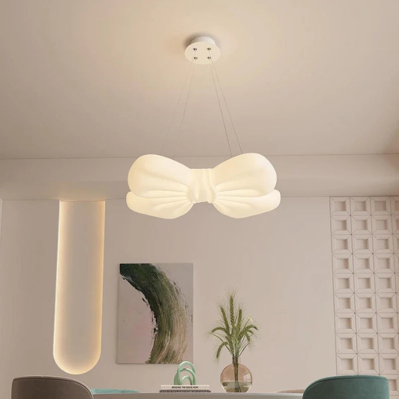plafonnier led à nœud romantique pour petite fille - vue 5 sur 8