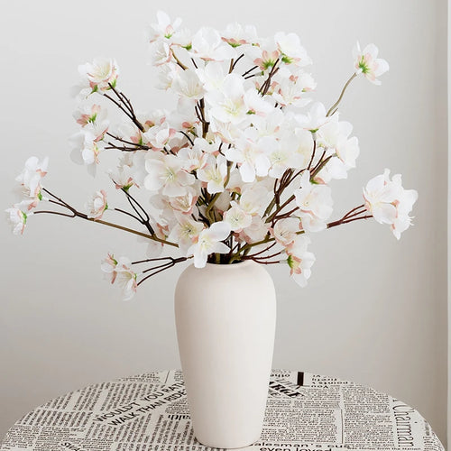 lot de 3 fleurs artificielles en soie pour mariage et décoration intérieure - vue 2 sur 8