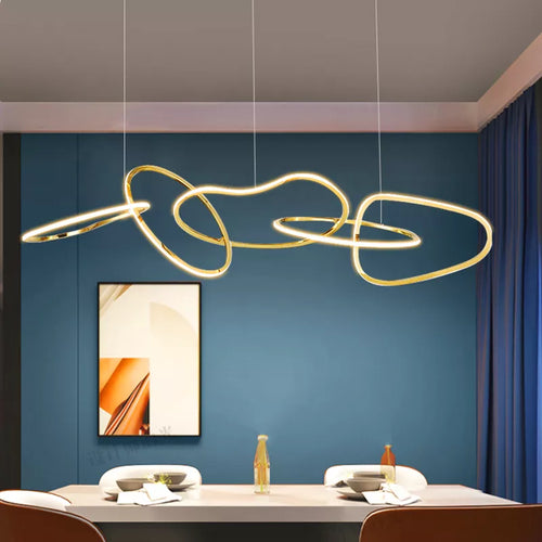 Chambre moderne salle à manger décorative led plafonniers lampes suspendues éclairage intérieur éclairage intérieur plafonnier lustre - vue 3 sur 7