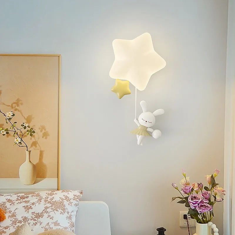 plafonnier nordique personnalisé pour chambre enfant lumineuse et colorée - vue 2 sur 12